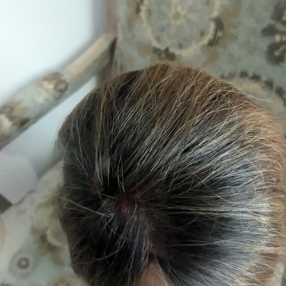 Only one left! BELLETRESS Hair topper lace front mono top -Mocha with Cream. - Picture 6 of 12